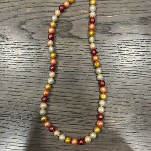Freshwater multi color pearls